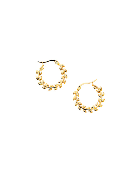 Laurus Hoop Earrings