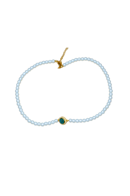 Blue Coral Necklace