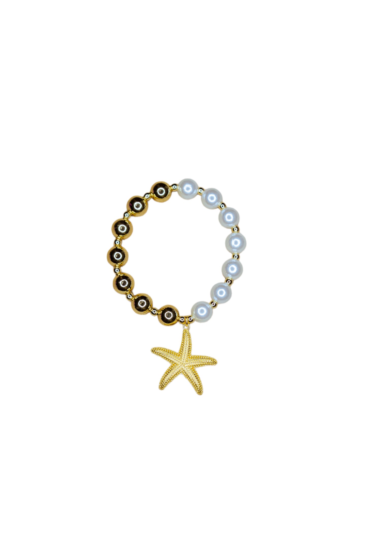 Golden Pearls Bracelet