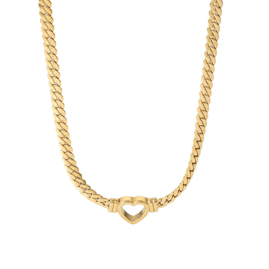 Retro Heart Necklace